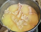 豚バラ肉と大根の味噌煮作り方4写真