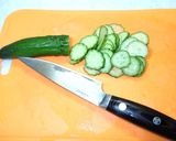 釜揚げしらすと胡瓜の酢の物　梅肉添え作り方1写真