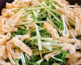 お弁当や常備菜に！水菜と油揚げの煮物作り方1写真