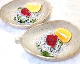 釜揚げしらすと胡瓜の酢の物　梅肉添え作り方8写真