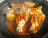 簡単♪手羽元とじゃがいものトマトソース煮作り方6写真