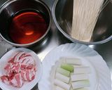 簡単！豚バラと長ねぎのかけそうめん作り方1写真