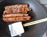 ほうれん草と人参の豚バラくるくる作り方10写真