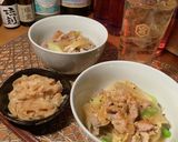 豚こま♪親子丼風✨作り方7写真
