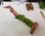 ソーセージの豚肉大葉巻き作り方4写真