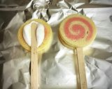 カービィ的クッキーサンド～ロリポップ風～作り方3写真