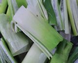 厨房ばあばぁ！餅の岩津ネギ炊き。作り方1写真