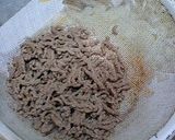 挽肉と筍のちょい辛どん。作り方2写真