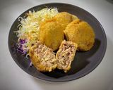 肉汁溢れるキャベツいっぱいのメンチカツ作り方10写真