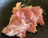 鶏もも肉とニラのスタミナパスタ作り方3写真