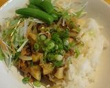 挽肉と筍のちょい辛どん。作り方6写真