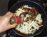 セロリ搾菜炒め♪めまい・皮膚乾燥に薬膳作り方5写真