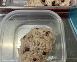 お赤飯×納豆×トッピング＝美味しいごはん作り方1写真