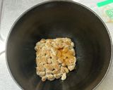 お赤飯×納豆×トッピング＝美味しいごはん作り方2写真