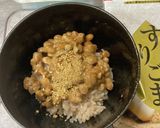 お赤飯×納豆×トッピング＝美味しいごはん作り方6写真