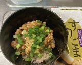 お赤飯×納豆×トッピング＝美味しいごはん作り方7写真