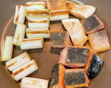 鮭と白ネギの柚子胡椒照り焼き♩作り方3写真