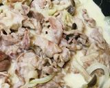マスカルポーネを使う豚肉のストロガノフ風作り方3写真