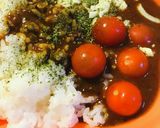 レトルト活用●プチトマト&チーズのカレー作り方1写真