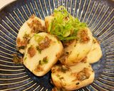 里芋のめんつゆおかか和え作り方3写真
