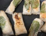 ライスペーパーで☆鶏しそ棒餃子作り方13写真