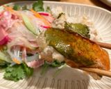 ライスペーパーで☆鶏しそ棒餃子作り方16写真