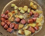 じゃがウインナーのコンソメバター♩作り方4写真