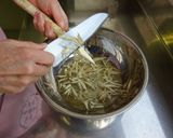 豚肉の柳川風煮作り方1写真