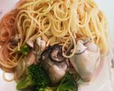 簡単絶品★牡蠣とブロッコリーのパスタ作り方4写真