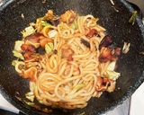 オイスター焼きうどん作り方4写真