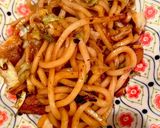 オイスター焼きうどん作り方5写真