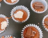 クリームチーズ入りチョコレートマフィン作り方4写真