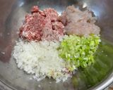 ツルン美味しい♪大根と海老と挽肉の水餃子作り方3写真