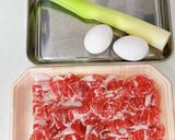 とろーりリーキの豚卵キムチ丼作り方1写真