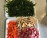 刻み昆布と豚肉の煮物作り方1写真