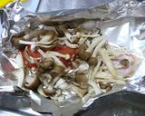しゃけときのこのホイル焼き作り方3写真