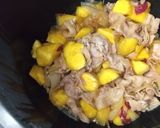 ホットクックでさつまいもと豚ばら肉の煮物作り方6写真