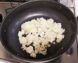 卵不使用☆一番出汁がらチャーハン作り方3写真