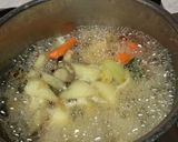 ベビーホタテと根菜の煮物作り方4写真