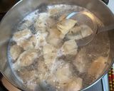 ツルン美味しい♪大根と海老と挽肉の水餃子作り方9写真