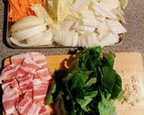 豚バラ白菜のピリ辛炒め作り方1写真