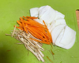かき揚げ　人参とゴボウと玉ねぎの天ぷら作り方1写真