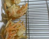 かき揚げ　人参とゴボウと玉ねぎの天ぷら作り方5写真