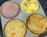 四ッ穴フライパンでライスバーガー作り方4写真