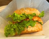 四ッ穴フライパンでライスバーガー作り方5写真