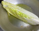白菜のステーキ　トリュフオイルがけ作り方3写真