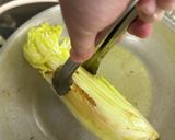 白菜のステーキ　トリュフオイルがけ作り方4写真