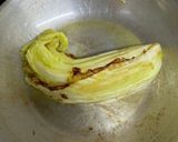 白菜のステーキ　トリュフオイルがけ作り方7写真