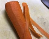 リボン人参の胡麻まみれ作り方3写真
