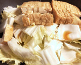 白菜と厚揚げの煮物作り方3写真